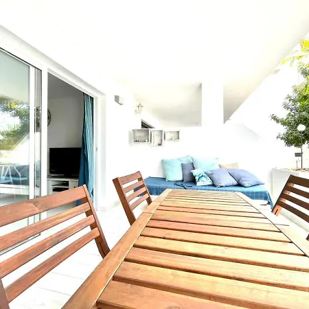 Cozy Apartment, Wifi, Terrace, Pool In Los Charcos Beach *