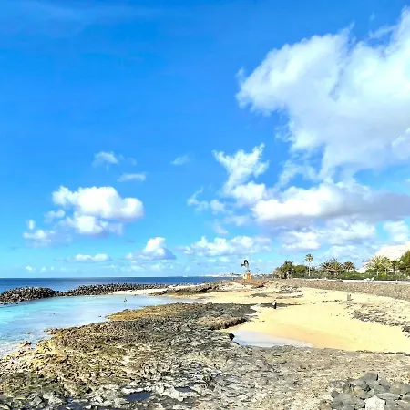 Cozy Apartment, Wifi, Terrace, Pool In Los Charcos Beach * Costa Teguise