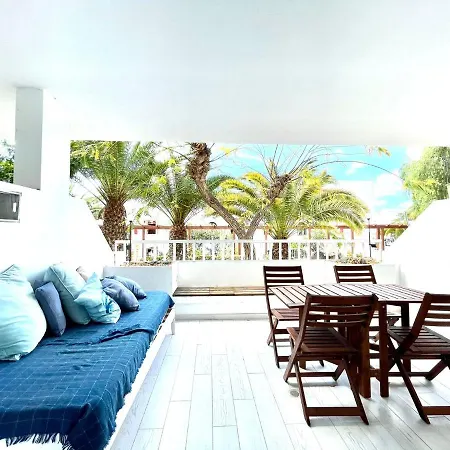 Cozy Apartment, Wifi, Terrace, Pool In Los Charcos Beach * Costa Teguise